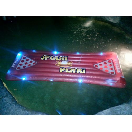  Pittman Outdoors PPI SPX4 Multi One Size Inflatable Splash Pong X-Game for Pools and Lakes