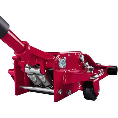  Pittsburgh Automotive 3 Ton Heavy Duty Ultra Low Profile Steel Floor Jack with Rapid Pump Quick Lift