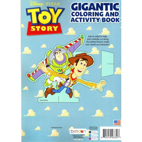  Pixar Disney Toy Story - Gigantic Coloring & Activity Book - 200 Pages