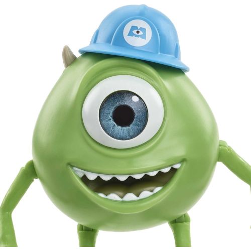  ?Pixar Interactables Mike Wazowski Talking Action Figure, 4 in Tall Posable Movie Character Toy, Interacts with Other Figures, Kids Gift Ages 3 Years & Older