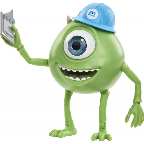  ?Pixar Interactables Mike Wazowski Talking Action Figure, 4 in Tall Posable Movie Character Toy, Interacts with Other Figures, Kids Gift Ages 3 Years & Older