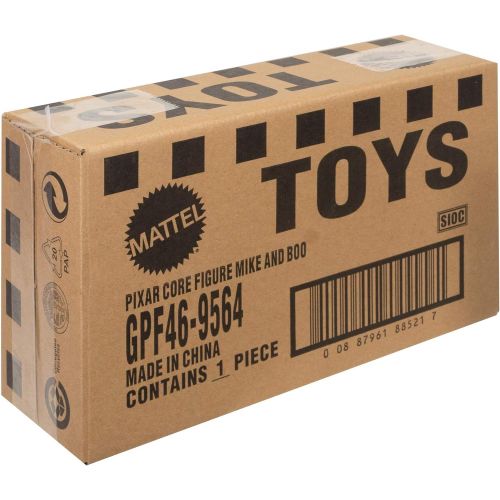  ?Pixar Mattel Mike and Boo Monsters, Inc. Character Action Dolls Highly Posable with Authentic Designs for Storytelling, Collecting, Movie Toys for Kids Gift Ages 3 and Up