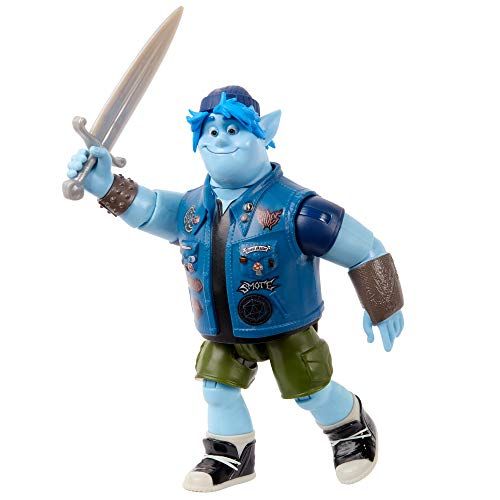  ?Pixar Disney Pixar Onward Core Figure Barley Character Action Figure Realistic Movie Toy Brother Doll for Storytelling, Display and Collecting for Ages 3 and Up