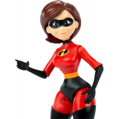  ?Pixar Disney Pixar The Incredibles Elastigirl Action Figure with Jack Jack, Movie Character Toys 6.6 in & 2.2 in Tall, Highly Posable with Authentic Super Suits, Kids Gift for Ages 3 Yea