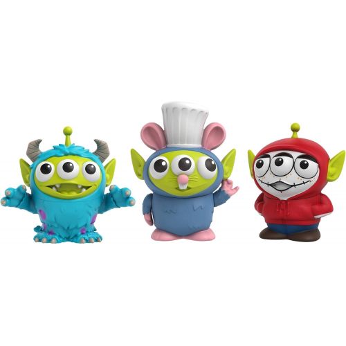  ?Pixar Pixar Alien Remix Toy Story Aliens Miguel, Sulley & Remy 3 Pack Toys, Disney Pixar Movie Character Figures Approx 3 in, Collectors Gift Ages 6 Years & Up