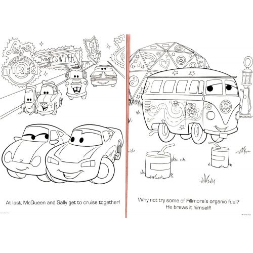  Pixar Disney Cars Gigantic Coloring & Activity Book 200 Pages