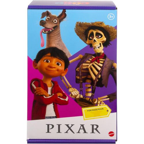  ?Pixar Disney Pixar Coco Miguel Action Figure, 5.6 in Movie Character Toy with 3.6 in Dante Dog Figure, Highly Posable with Authentic Design, Gift for Ages 3 Years Old & Up