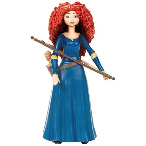  ?Pixar Disney Pixar Brave Merida Action Figure, Movie Character Toy 6.6 in Tall, Highly Posable in Authentic Costume with Bow & Arrow, Gift for Ages 3 Years Old & Up