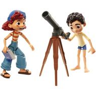 ?Pixar Disney/Pixar Luca Stargazers Pack with Luca Paguro & Giulia Posable Authentic Action Figure Movie Characters & Telescope & Book Accessories, Gift for Kids Ages 3 Years & Older [Ama