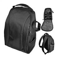 Pixel Hub Photography Padded Camera DLSR/SLR Equipment Backpack Bag (Black) for Nikon, Canon, Sony, Pentax, Olympus Panasonic, Fijifilm, Samsung & Many More (Backpack)