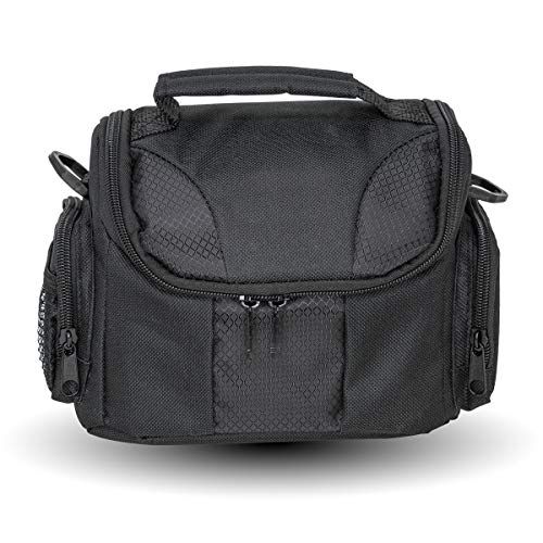  Pixel Hub Well Padded Fitted Compact Camera Case Bag w/ Zippered Pockets and Accessory Compartments for Canon Nikon and Most DSLR Cameras Rebel T8i T7 T7i T6i SL2 SL3 90D D5300 D5600 D7500 D