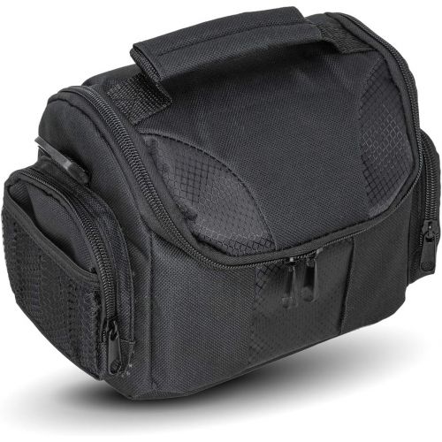  Pixel Hub Well Padded Fitted Compact Camera Case Bag w/ Zippered Pockets and Accessory Compartments for Canon Nikon and Most DSLR Cameras Rebel T8i T7 T7i T6i SL2 SL3 90D D5300 D5600 D7500 D