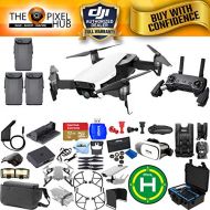 Pixel Hub DJI Mavic Air Fly More Combo Arctic White Extreme Accessory Bundle with Waterproof Case, 32GB Micro SD Card, Drone Vest, Landing Pad, Filter Kit + Much More