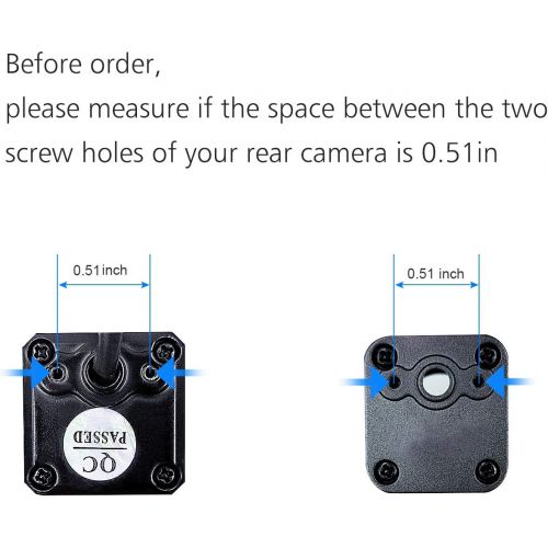  [아마존베스트]Pixelman Universal Car Rear View Camera License Plate Bracket,Dash Cam Mirror Camera Kit Accessories Rearview Camera Mount, Only Installation Holder for Backup Camera Reverse Camera