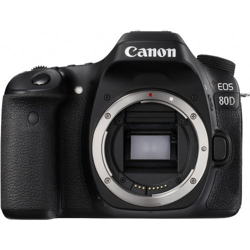  Pixibytes Canon EOS 80D Digital SLR Kit with EF-S 18-55mm Lens (Black) + Elements Accessory Bundle