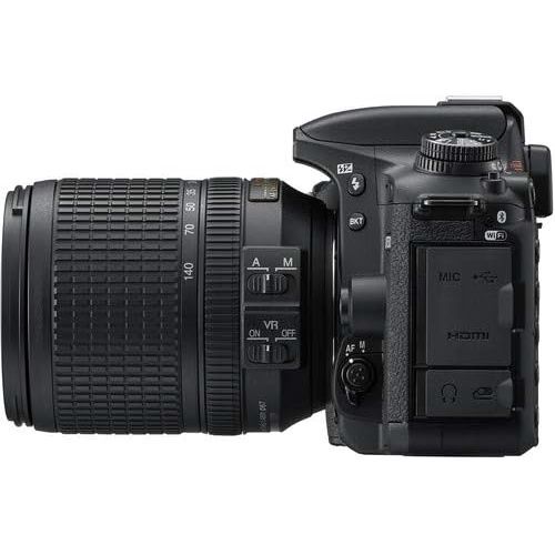  Nikon D7500 20.9MP DSLR Digital Camera with 18-140mm VR Lens + Pixibytes Professional Bundle