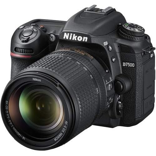  Nikon D7500 20.9MP DSLR Digital Camera with 18-140mm VR Lens + Pixibytes Professional Bundle