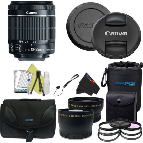  Pixibytes Canon EF-S 18-55mm f3.5-5.6 is STM Lens Pixi-Basic Accessory Kit