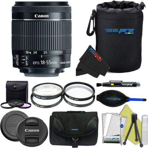  Pixibytes Canon EF-S 18-55mm f3.5-5.6 is STM Lens Pixi-Basic Accessory Kit