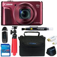 Pixibytes Canon Powershot SX720 (Red) + 12 Tripod + 16GB Memory Card + Pixi-Basic Accessory Bundle