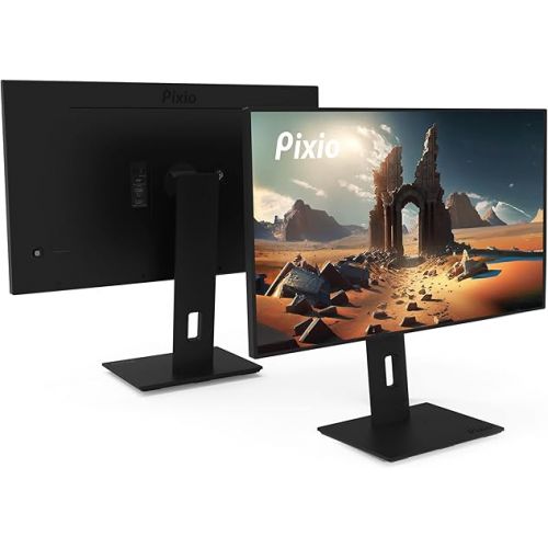  Pixio PX275C Prime 27 inch WQHD 1440p 100Hz Frameless Design USB Type C Displayport Alt Mode and 65W Charging Laptop IPS HDR Adaptive Sync 27 inch Productivity Gaming Monitor