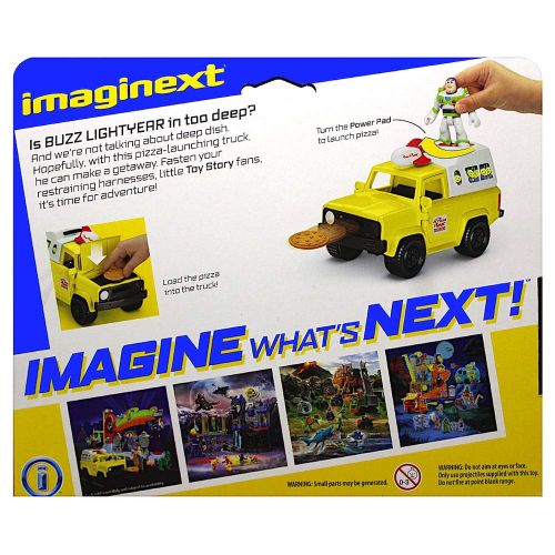  Pizza Planet Truck with Buzz Lightyear Toy Story Imaginext Figures 2.5