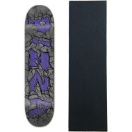 Pizza Skateboard Deck Pizza Rock Assorted Colors 8.5 x 32.675 with Grip