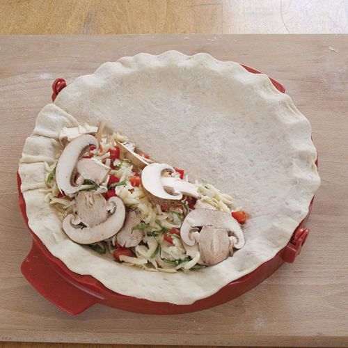  Pizzacraft PC0406 Formular fuer Calzone Kunststoff, L / S, 28x14x7.5 cm