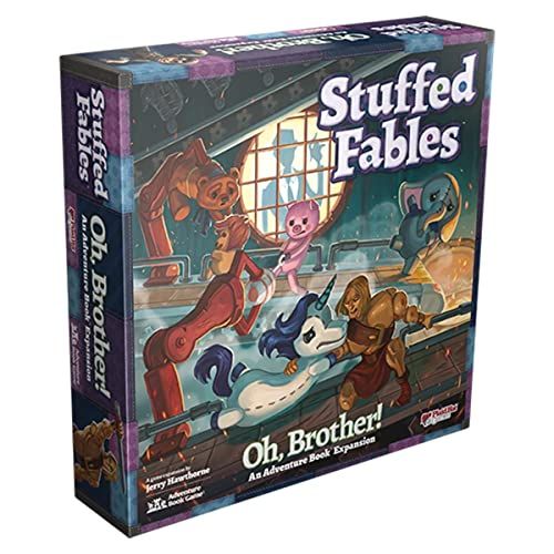  Plaid Hat Games Stuffed Fables Oh Brother! Board Game Expansion Storybook Adventure Game Cooperative Board Game for Adults and Kids Ages 7+ 2-4 Players Avg. Playtime 60-90 Minutes Made by Plaid Ha