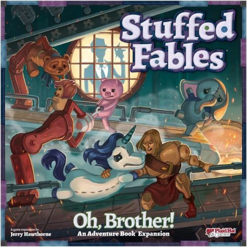  Plaid Hat Games Stuffed Fables Oh Brother! Board Game Expansion Storybook Adventure Game Cooperative Board Game for Adults and Kids Ages 7+ 2-4 Players Avg. Playtime 60-90 Minutes Made by Plaid Ha