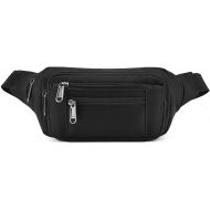 Plambag Fanny Pack for Men and Women, Travel Sport Waist Pack Belt Bag with Adjustable Strap