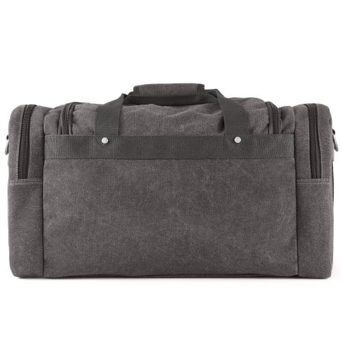  Plambag Large Canvas Duffel Bag Overnight Travel Tote Weekend Bag(Coffee)