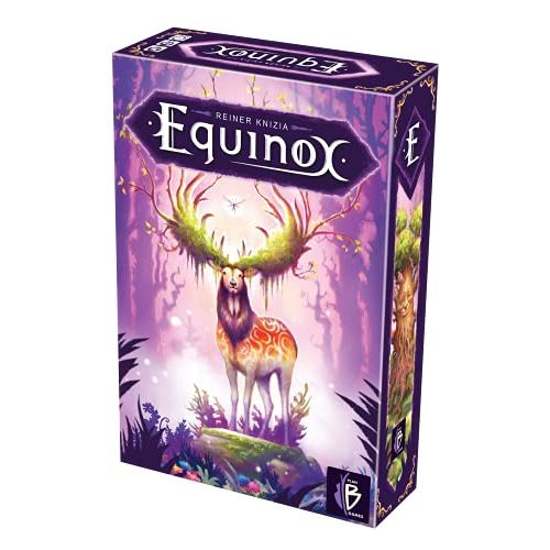  Plan B Games Equinox Purple Version Family Board Game Fun Competitive Betting Game Strategy Game for Adults and Kids Ages 10 and up 2-5 Players Average Playtime 40-60 Minutes Made by Plan B Gam