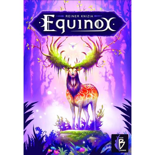  Plan B Games Equinox Purple Version Family Board Game Fun Competitive Betting Game Strategy Game for Adults and Kids Ages 10 and up 2-5 Players Average Playtime 40-60 Minutes Made by Plan B Gam
