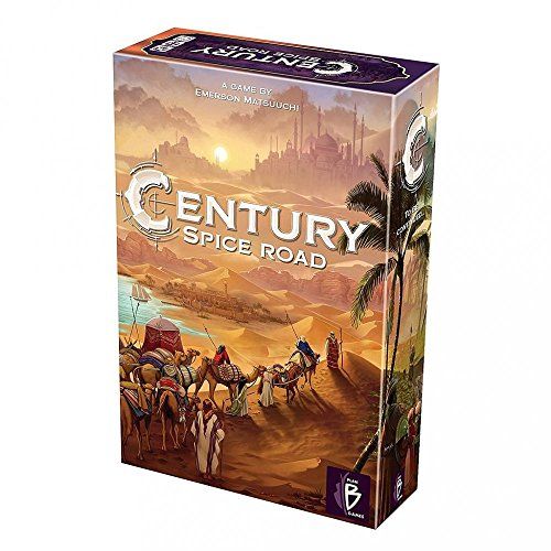  Century Spice Road Board Game Strategy Board Game Exploration Game Family Board Game Ages 8 + 2 to 4 Players Average Playtime 30-45 Minutes Made by Plan B Games,Multi-Colored,40000