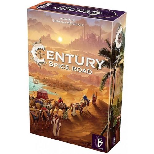  Century Spice Road Board Game Strategy Board Game Exploration Game Family Board Game Ages 8 + 2 to 4 Players Average Playtime 30-45 Minutes Made by Plan B Games,Multi-Colored,40000
