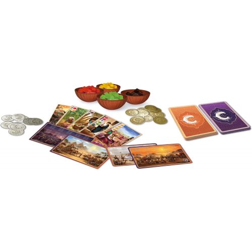  Century Spice Road Board Game Strategy Board Game Exploration Game Family Board Game Ages 8 + 2 to 4 Players Average Playtime 30-45 Minutes Made by Plan B Games,Multi-Colored,40000