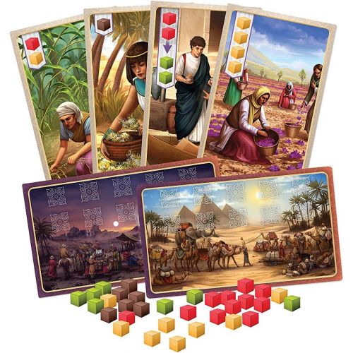  Century Spice Road Board Game Strategy Board Game Exploration Game Family Board Game Ages 8 + 2 to 4 Players Average Playtime 30-45 Minutes Made by Plan B Games,Multi-Colored,40000