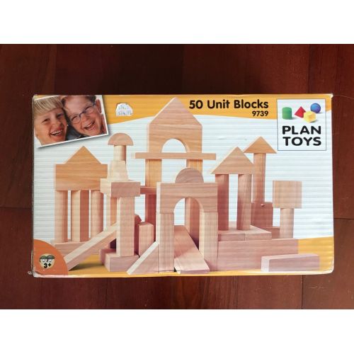  PlanToys 50 Unit Blocks 9739