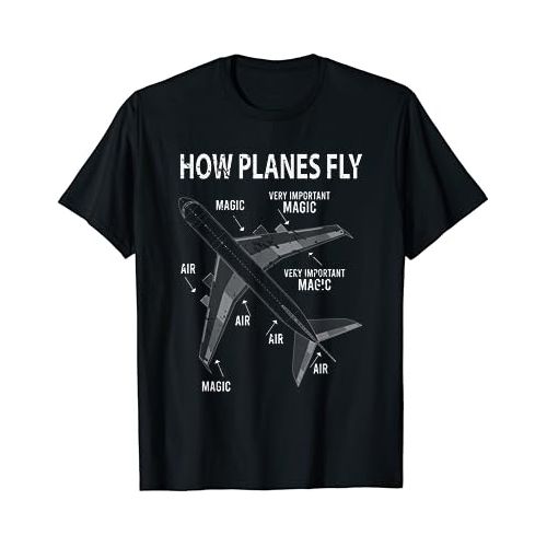  Plane Pilot Aviation Gift Funny Aviation Airplane Gift Pilot T-Shirt