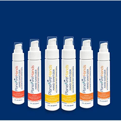  PlaneAire Hand Sanitizer Variety 6-Packs (Citrus Collection - 2 oz.)