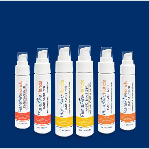  PlaneAire Hand Sanitizer Variety 6-Packs (Citrus Collection - 2 oz.)