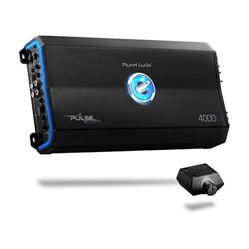  [아마존베스트]Planet Audio PL4000.1D Pulse 4000 Watt, 1 Ohm Stable Class D Monoblock Car Amplifier with Remote Subwoofer Control