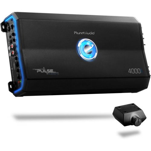  [아마존베스트]Planet Audio PL4000.1D Pulse 4000 Watt, 1 Ohm Stable Class D Monoblock Car Amplifier with Remote Subwoofer Control