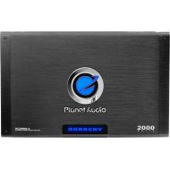 Planet Audio AC2000.2 Anarchy Series Car Audio Amplifier - 2000 High Output, 2 Channel, 2/8 Ohm, High/Low Level Inputs, High/Low Pass Crossover, Full Range, Hook Up To Stereo and S