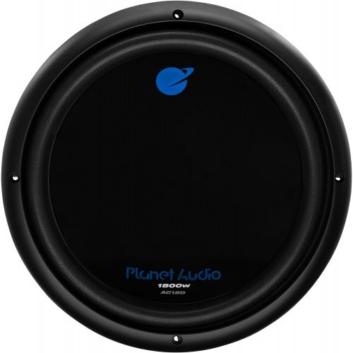  Planet Audio AC12D Car Subwoofer - 1800 Watts Maximum Power, 12 Inch, Dual 4 Ohm Voice Coil, Sold Individually