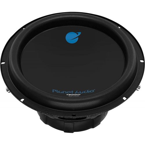  Planet Audio AC10D 10 Inch Car Subwoofer - 1500 Watts Maximum Power, Dual 4 Ohm Voice Coil, Sold Individually