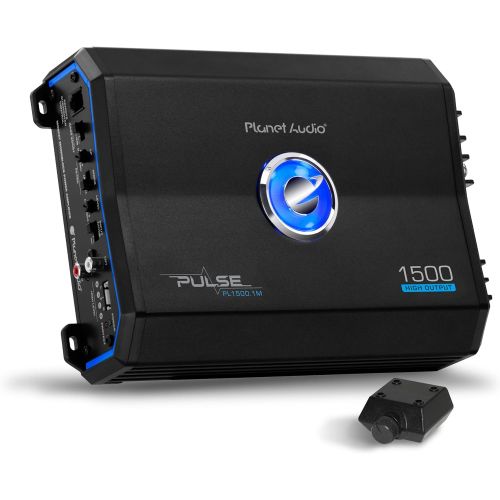  [아마존베스트]Planet Audio PL1500.1M Monoblock Car Amplifier - 1500 Watts, 2/4 Ohm Stable, Class A/B, Mosfet Power Supply