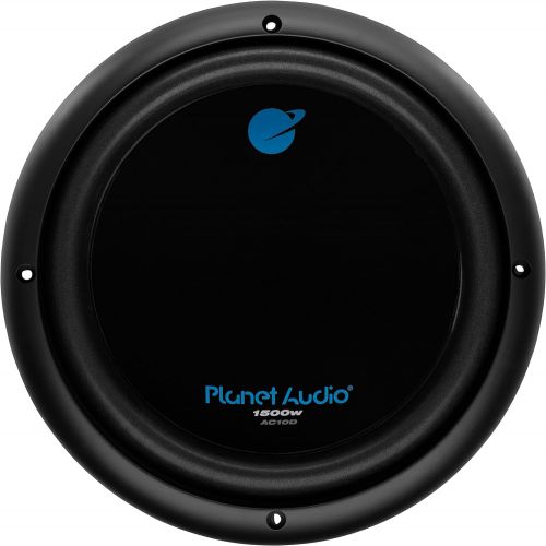  [아마존베스트]Planet Audio AC10D 10 Inch Car Subwoofer - 1500 Watts Maximum Power, Dual 4 Ohm Voice Coil, Sold Individually