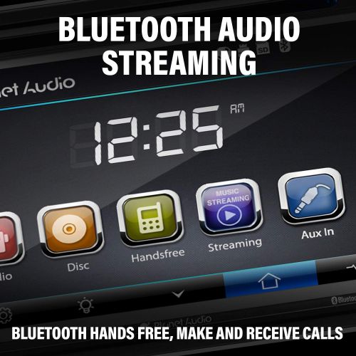  [아마존베스트]Planet Audio P9630B Car DVD Player - Double Din, Bluetooth Audio and Hands-Free Calling, 6.2 Inch LCD Touchscreen Monitor, MP3 Player, CD, DVD, WMA, USB, SD, AUX In, AM/FM Radio Re